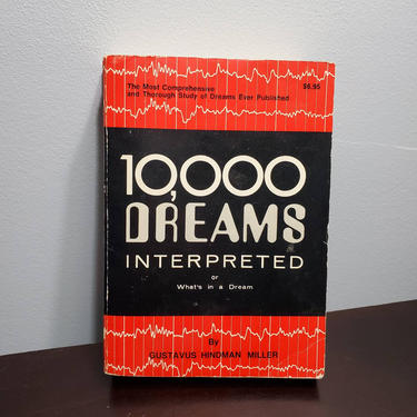Vintage 1000 Dreams Book - Dream Dictionary - Meaning Behind Dreams 