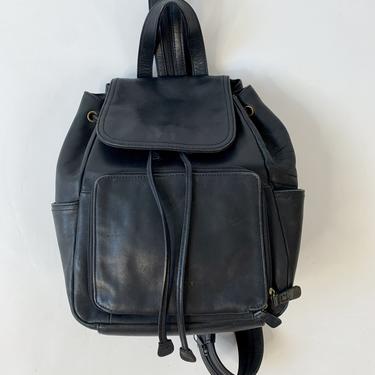 Super Soft Cowhide Leather Backpack w/ Brass Details
