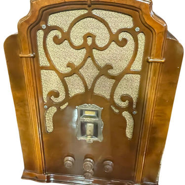 Zenith Model 715 Tombstone Tube Radio Restored Bluetooth 1934
