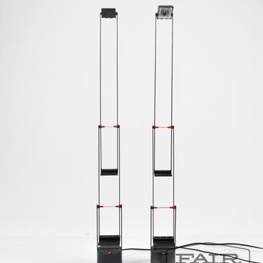 Pair of Architectural Floor Lamps by Artemide