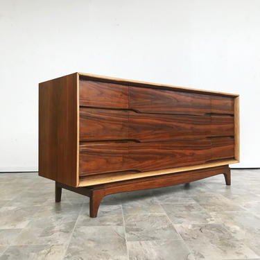 Mid Century Walnut Dresser by Kent Coffey