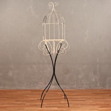 Curlicue Bird Cage with Stand – ONLINE ONLY