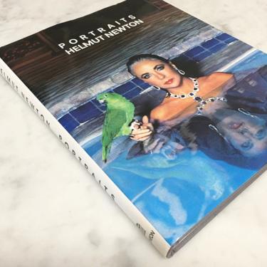 Vintage Portraits Book Retro 1980s Helmut Newton + Photographer + Black and White + Color Photography + Hardcover + Coffee Table Book 