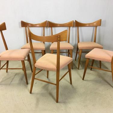 Set of Paul McCobb Maple Dining Chairs 
