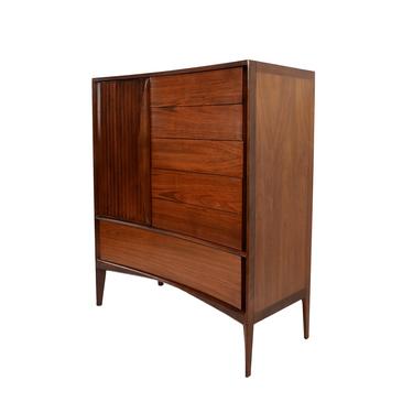 Helen Hobey Baker Furniture Walnut Dresser Gentlemans Chest Mid Century Modern 