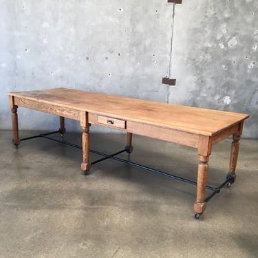 Antique Bakery Table