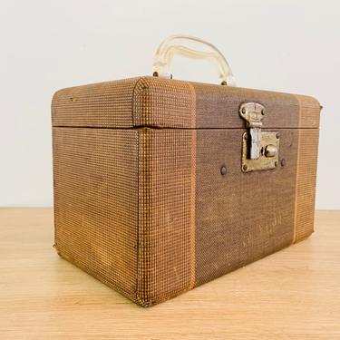 Vintage Carrying Case Vintage Luggage Make Up Case 