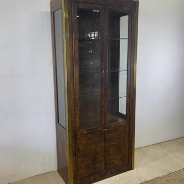 Vintage Modern Display or Curio Cabinet 