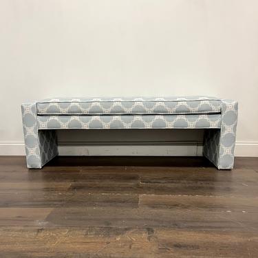 AVAILABLE: Custom Upholstered Bench 