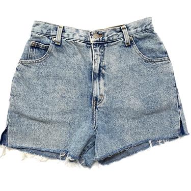 Vintage 1980s FORENZA Cut Off Jean Shorts ~ measure 26 Waist ~ Denim ~ High Waist ~ 