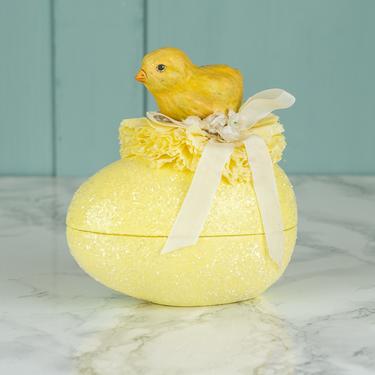 Glitter Egg Box With Chick