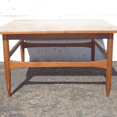 Mid Century Modern Coffee Table Square Traditional Vintage Antique Accent Cocktail Wood Hollywood Regency Minimalist CUSTOM PAINT AVAIL 