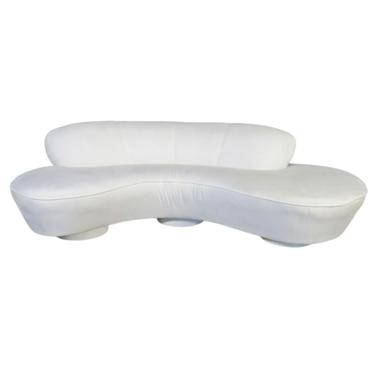 Vladimir Kagan Curved Serpentine Cloud Sofa for Directional