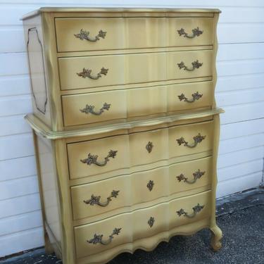 French Painted Tall Chest of Drawers 2067