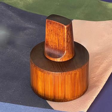 Jens Quistgaard  Pepper Grinder Vintage Early production Bamboo and Teak Flawless One of the First and Finest 1950s 