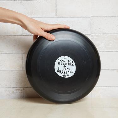 I Collect Records Frisbee by David Shrigley