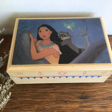 90's Pocahontas Music Box By Disney, Colors Of The Wind Music Box, 1995 Disney Movie 