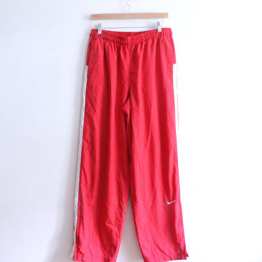 Red Nike Swishy Pants 