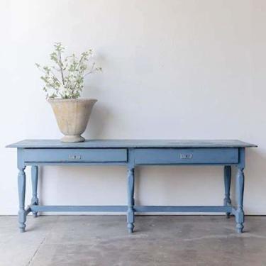 Chalky Blue Console