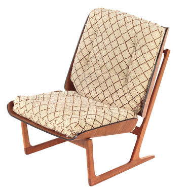 Grete Jalk Bent Plywood Lounge Chair