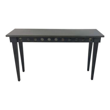 Modern Currey & Co. Metal and Mirror Prototype Console Table