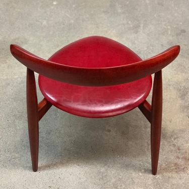 Red Hans Wegner 'Heart' Chair for Fritz Hansen 