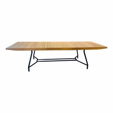 Barbara Barry for Baker / McGuire Outdoor Teak Communal Dining Table