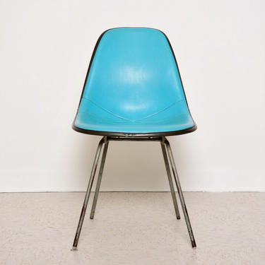 Vintage Aqua Blue Original Eames for Herman Miller Chair