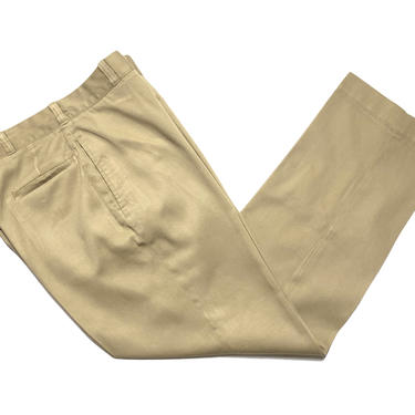 Vintage 1970s US Army Uniform Trousers ~ 32 x 30.5 ~ Field Pants ~ Vietnam War ~ Military ~ Khaki 