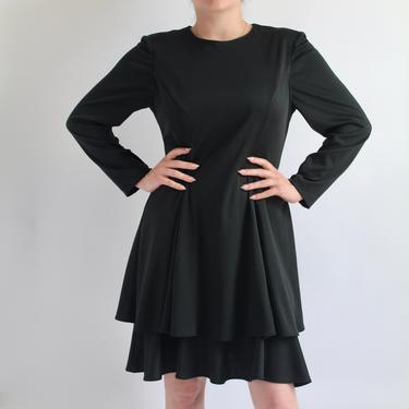 Classic 80's Dress Black fits S - M 