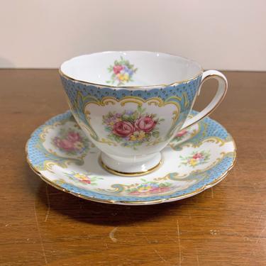 Vintage Collingwood Bone China Tea Cup and Saucer Chelsea 