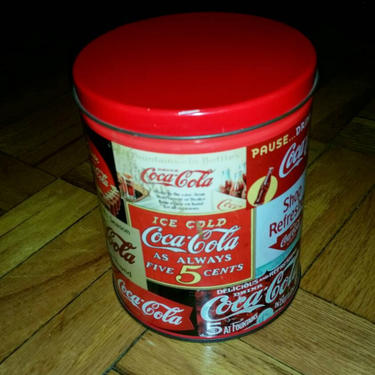 Coca-Cola Tin can with Puzzle 
