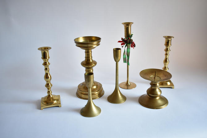 What to do with old brass candlesticks