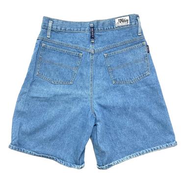 Vintage 1980s/1990s Jerry Leigh MICKEY MOUSE Jean Shorts ~ measure 29.5 Waist ~ High Waist Denim / Mom Jeans ~ Disney 
