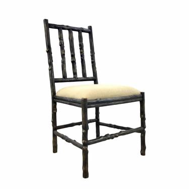 Currey & Co. Asian Style Bronze Finishedl Bamboo SIde Chair Prototype