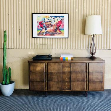MCM Mahogany Dresser by American of Martinsville