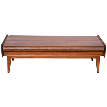 First Edition Lane Coffee Table Attributed to Andre Bus 