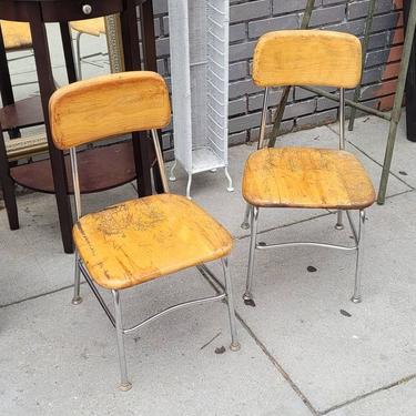 Two Heywood Wakefield Trim Line Youth Chairs