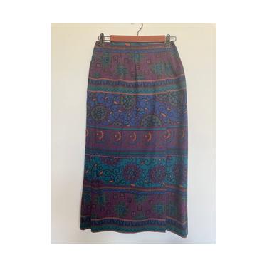 Southwest Navajo Style Wrap Skirt 