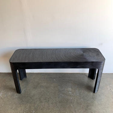 Pencil reed console in black 