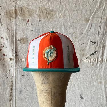 Vintage Miami Dolphins Lucky Stripes Snapback Hat 