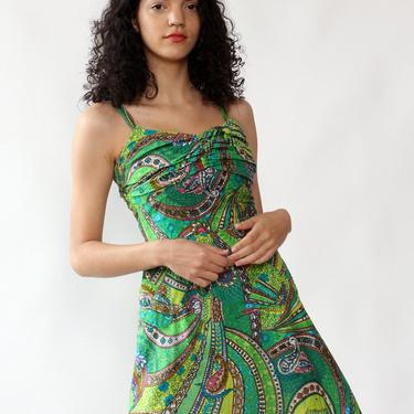 Green Dream Batik Dress S