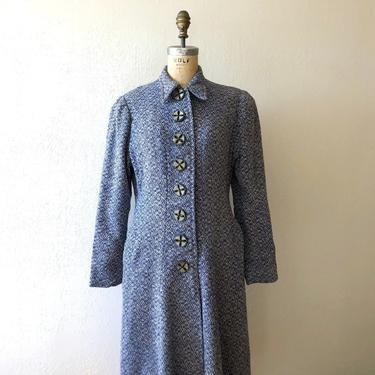 1930s coat . vintage 30s 40s wool jacket 