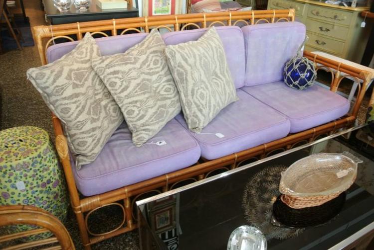 Rattan sofa. $395
