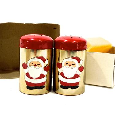 VINTAGE: George Good Santa's Salt and Pepper Shakers - Santa Shakers - SKU 26-B-00010463 