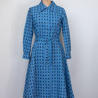 Blue Check Dress | Marimekko 1975 