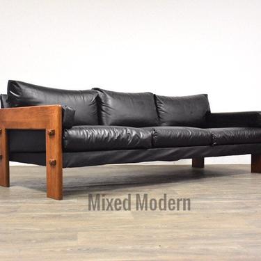 Brazilian Style Black Modern Sofa 