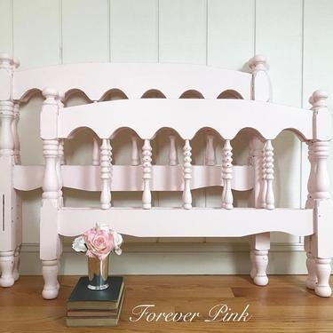 Matching Vintage Spindle Twin Beds
