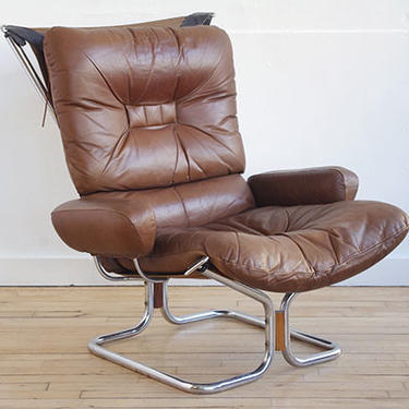 Westnofa Leather Lounge Chair