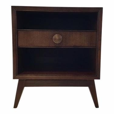 Mid-Century Modern Style Val Wood Side Table By: Hickory Chair